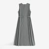 Women's Bohemian Sleeveless Belted Cotton Linen Maxi Dress
