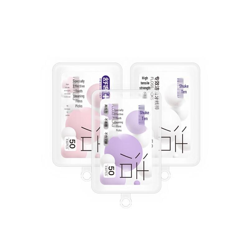 

Shuke Разноцветные зубочистки-флосс Семейная упаковка