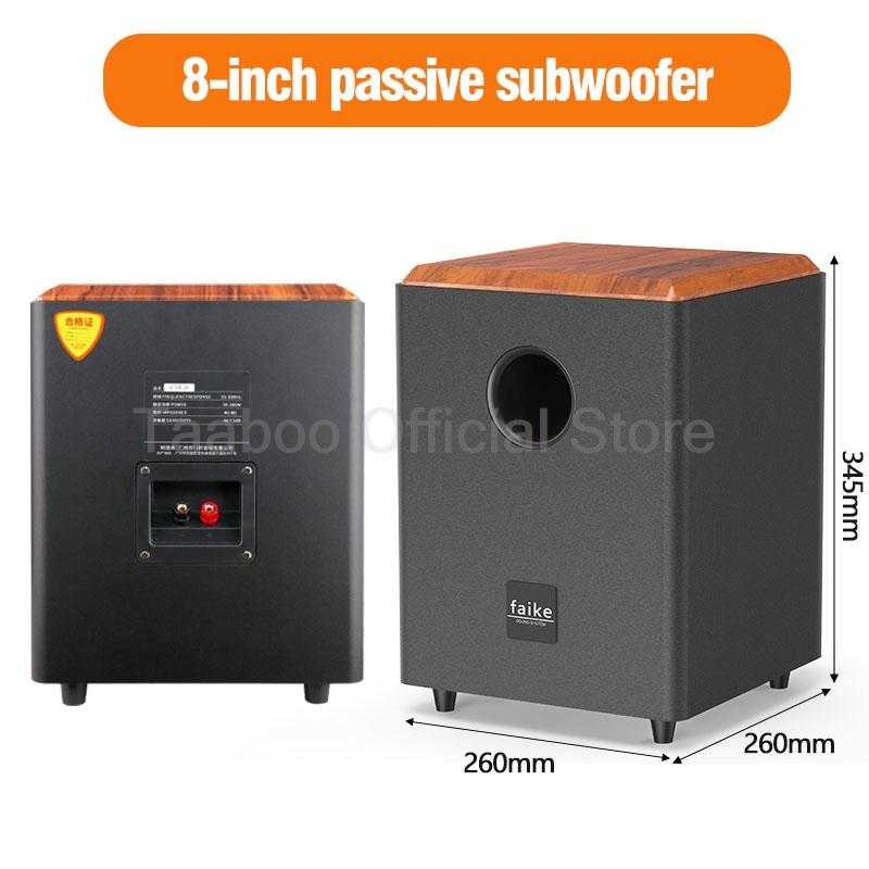 

8/10/12 дюймовый пассивный сабвуферный динамик Деревянный Hi-Fi высокомощный сабвуфер High Fidelity DV TV усилитель Домашний кинотеатр Аудио динамик