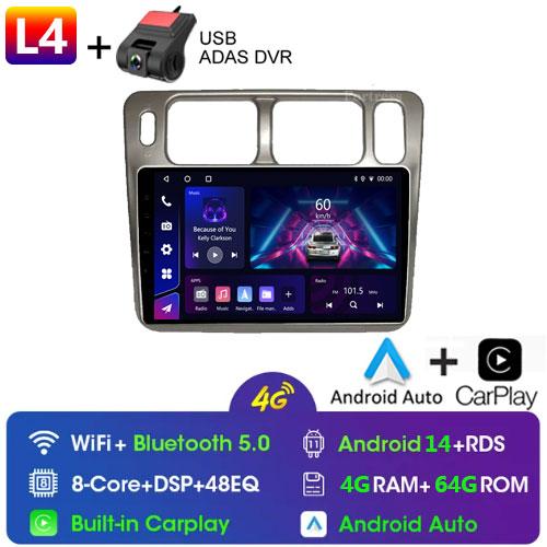 Car Android 13 For Mitsubishi Pajero iO 1998 - 2007 Car Radio Stereo Multimedia Player GPS Navigation 5G Wifi QLED 2din