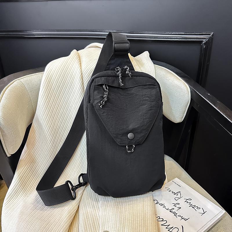New Casual Unisex Chest Bag Multi-Layer Outdoor Travel Multi-Functional Single-Shoulder Small Phone Bag