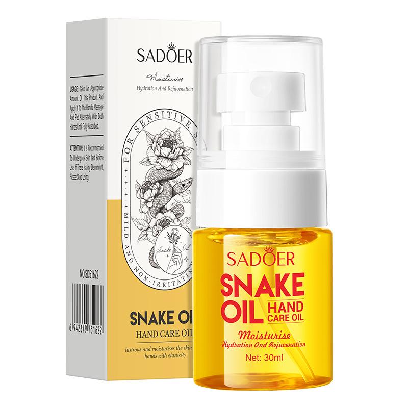 

Snake oil hand care essential oil 30ml autumn and winter anti-drying, moisturizing and moisturizing hand cream 30ML