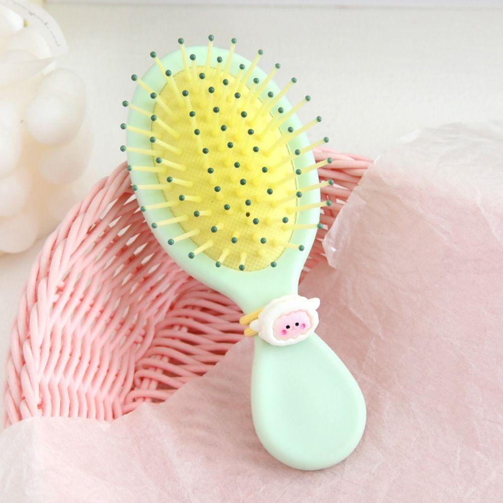 Mini Portable Small Massage Untangling Hairbrush Cartoon Air Cushion Hair Brush;
