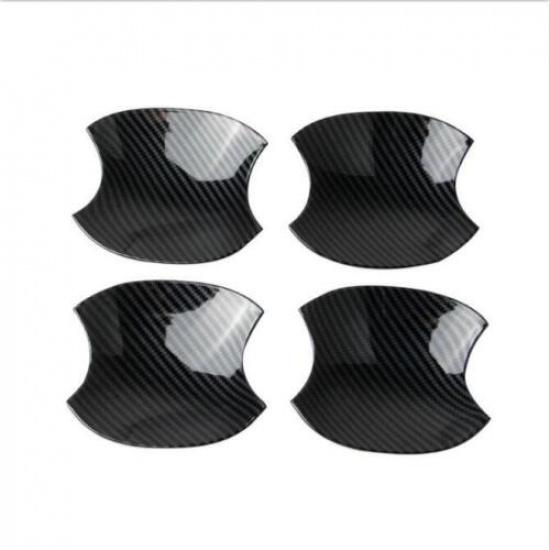 For Toyota Sequoia  2024 Carbon Fiber Side Door Handle Bowl Cover Trim
