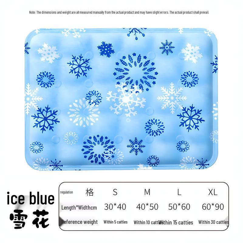 Pet Cooling Gel Mat: Scratch & Bite-Resistant Cushion for Cats and Dogs - Large Summer Cool Pad