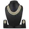 Neuestes Stilvolles Design Ausgefallenes Kundan Hochzeit Traditionelles Halsketten Schmuckset für Frauen und Mädchen