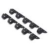 10Set with Screws Wall Hooks Black Towel Hook Hanging Wall Hangers  Laundry Room