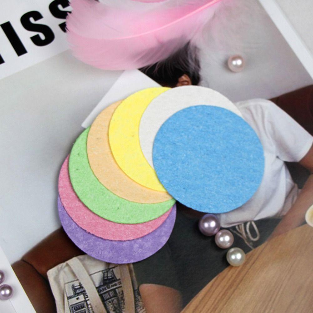 Cosmetic Puff Wood Pulp Face Cleaning Sponge Pad Wood Pulp Sponge Cleansing Tool Massage Brush