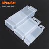 3Pcs/Set Telescoplc Drill Tool Box Adjustable Height Parts Storage Case  Drill Milling Cuter