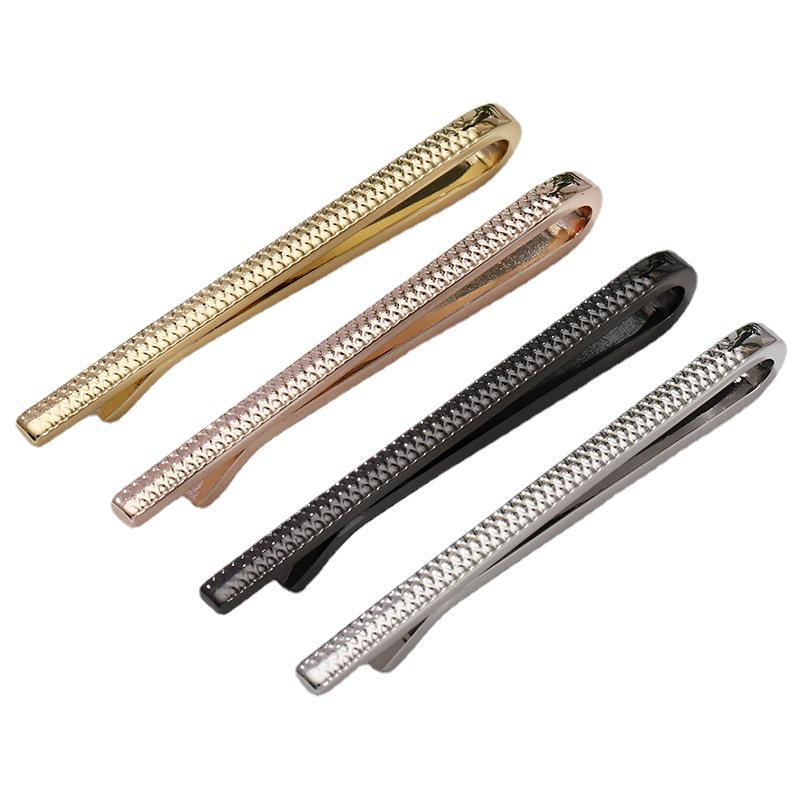 Minimalist Korean Style Gold Tie Clip for Men - Wedding, Groom, Professional, Security