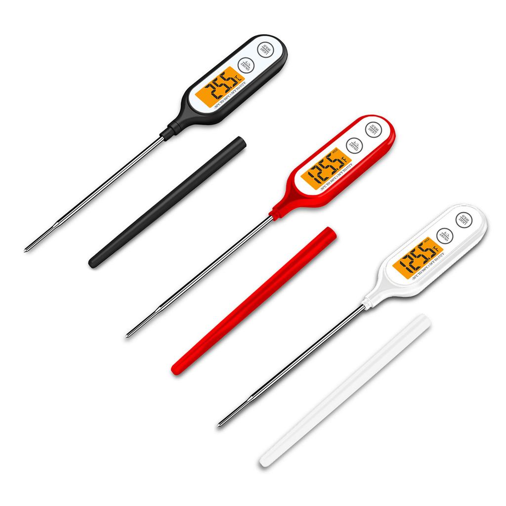 Kitchen Digital Food Thermometers For Accurate Temperature Measurement In Cooking & Baking With Easy To Read LCD Display