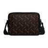 New Cow Leather PVC Shoulder Bag, Crossbody Bag Medium Men's Tan CH764-A7U