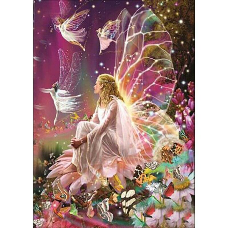 30 * 40cm Girl Diamond Painting Wedding Dress Sticking Diamond Embroidery Brick and Stone Painting Living Room New Style