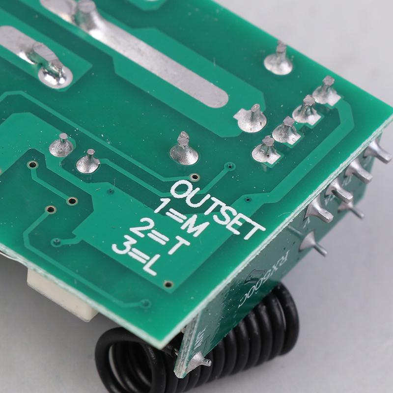 Universal Gate Remote Control Switch Dc 12V Rf 433 Mhz Asking Code Relay Receiver Diy Mini Module For Garage Door Led Lighting