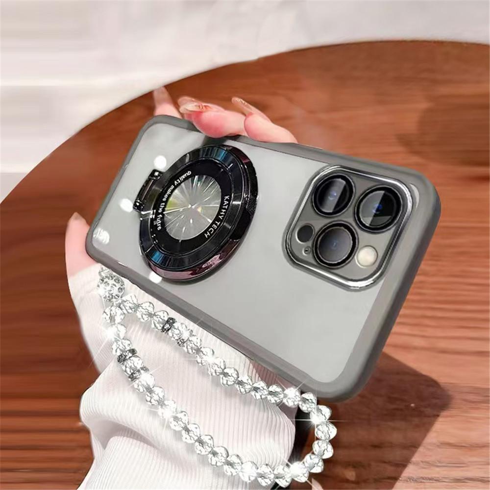 

Кристальный браслет для чехла-держателя телефона MagSafe для Xiaomi Mi 14T Pro 13T 12T 11T 12 13 Lite 12S Прозрачная крышка для защиты камеры For Mi 14T