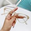 Anti Radiation Eyeglass Cat Eye Blue Light Blocking Glasses Replaceable Lenses Trendy Vintage Fashion Eyewear