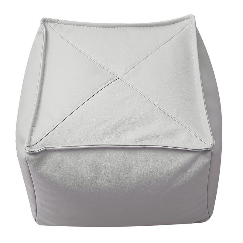 Japanisches Futon Kissenbezug Quadratisch Marokkanisches Leder Kissen Pouf Nordische Heimdekoration Hocker Sofa Fußhockerbezug Ohne Füllung