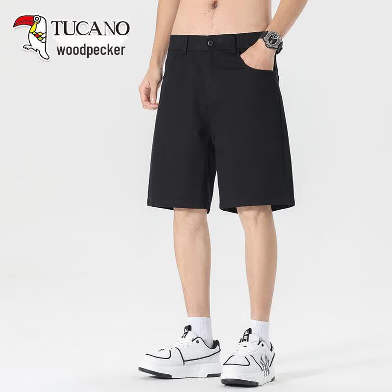 TUCANO Men s Solid Color Cotton Blend Denim Shorts 2XL