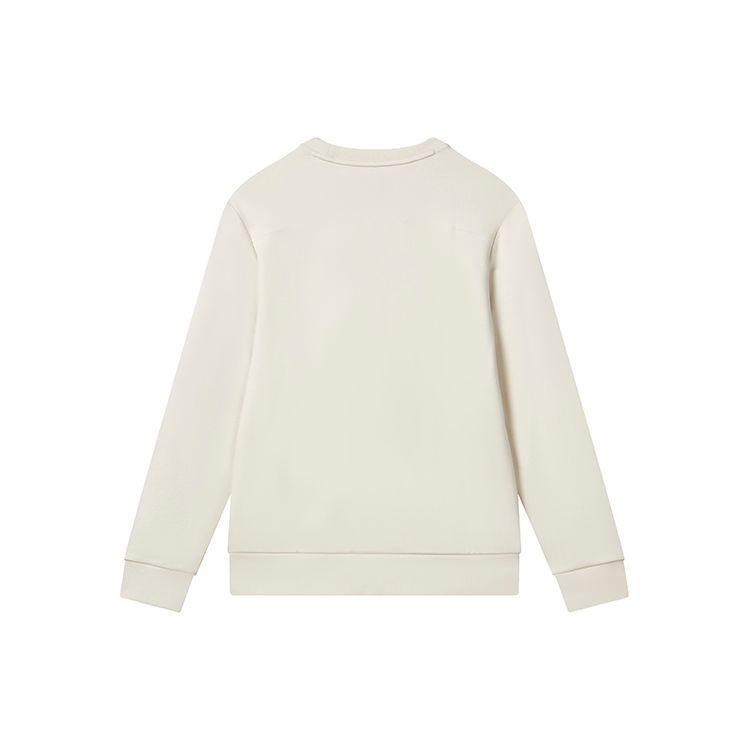 

FILA Letter Print Simple Round Neck Long Sleeve Sweatshirt Men sweatshirt Off-White F11M312202F-IV XXL