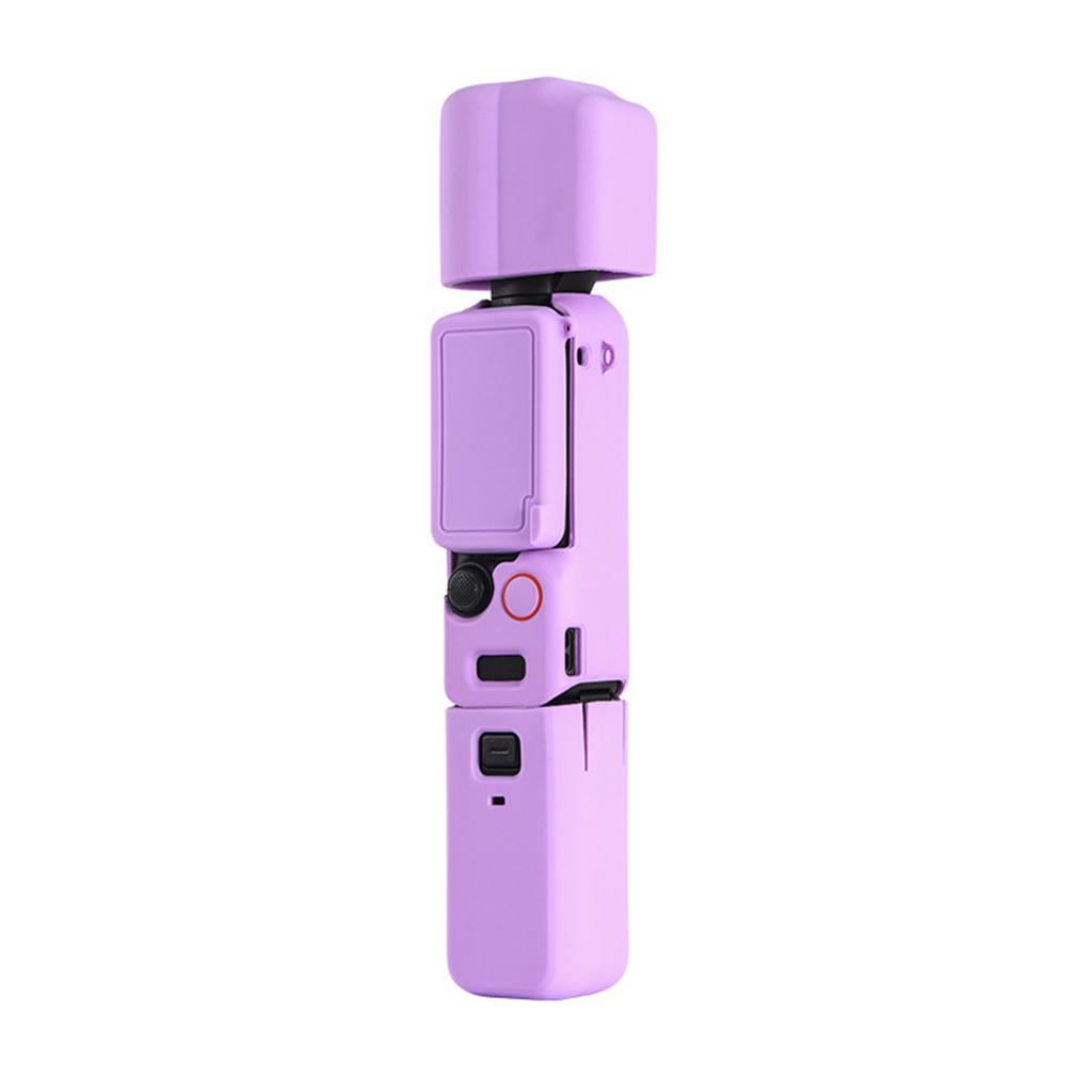 Silicone Protective Case for OSMO Pocket 3 Pocket Camera Compatible with Sports Camera Shell Accessories