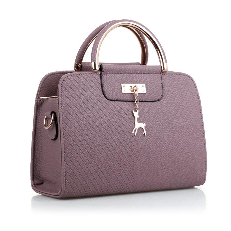 Women's bag, fashionable embossed handbag, simple deer bridal bag, single shoulder crossbody bag, hair replacement