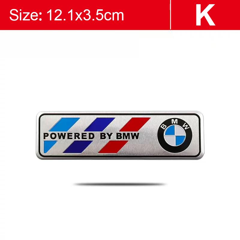 1 Peça Adesivos Metálicos 3D Decalque para Carroceria e Porta-malas Para BMW Performance F10 F30 E46 E90 E60 G30 F20 X5 E70 E39 E36 E87 X7 E92 E91 E28 X3