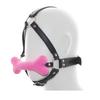 VaHppy Masks Silicone Dog Bone Gag 3colors Pink/Red/Black PU Belt SM BDSM Sex Toys For Couples Games Flirting Bondage Adult