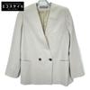 Theory Luxe 24 Year Ivory Newan Daylia Collarless Tailored Jacket Jacket 38 IvoryUsed