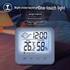 Green Forest Wall-Mounted Digital Thermometer & Hygrometer - High-Precision Indoor Display for Baby Room
