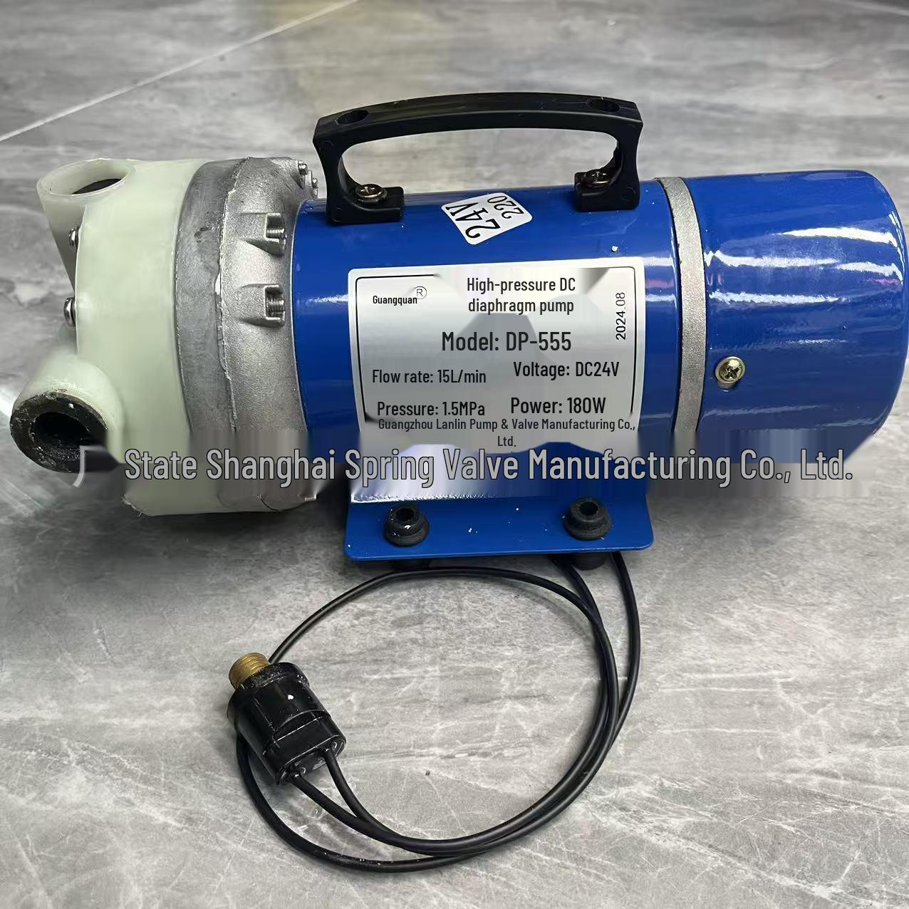 

High-Pressure Self-Priming DC Water Pump 12V/24V for Spray and Sweeper Applications