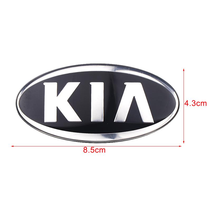 1pc Aluminum Car Steering Wheel Center Emblem Sticker For KIA Rio Ceed Sportage Cerato Soul Sorento Picanto Interior Decoration