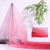 1 Yard/Width 140cm Organza Fabric Transparent Texture Colorful Gradient Voile Gauze Transition Color Mesh Fabric Gradient Fabric