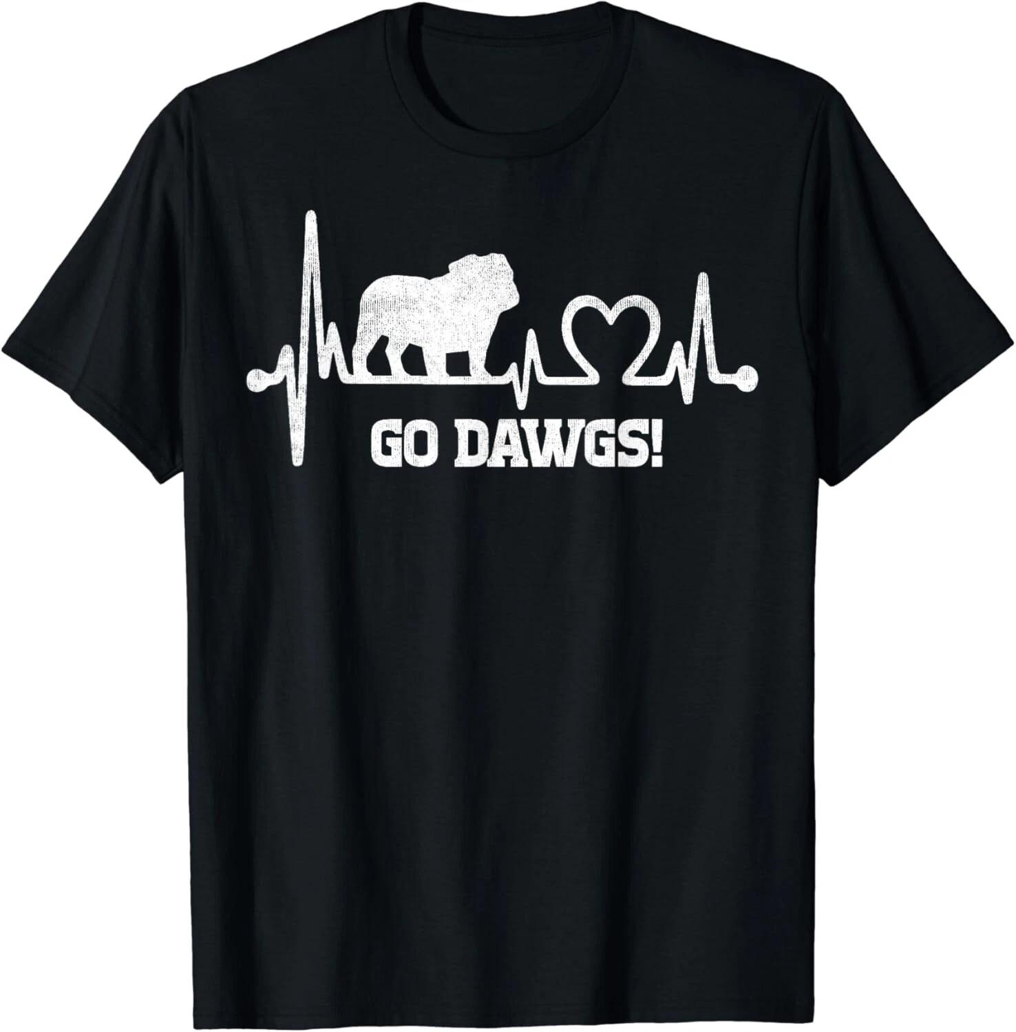 Bulldog Heartbeat - Bulldog. Dawgs Gift Unisex T-Shirt 3XL