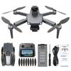 L600 Pro Max with 5G GPS Drone 4.5inch LCD Screen RC Quadcopter Toys 8K HD Camera 3-axis Gimbal LaserObstacle Avoidance Brushless FPV Drones