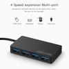 High-Speed USB 2.0 Hub 4-Port Data Cable Splitter Adapter Multi-System Plug And Play Expander for Enhanced Connectivity