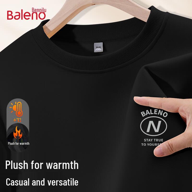 

Baleno Men s Fleece-Lined Crewneck Sweatshirt L