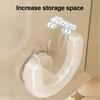 Yousheng 2PCS Shoe Rack U Shape Suction Cup Hook Non-Slip Stable Support No Drilling Slipper Rack for Towels