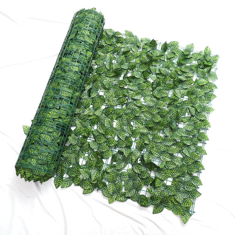 Artificial Green Ivy Rattan Fence for Balcony and Exterior Walls