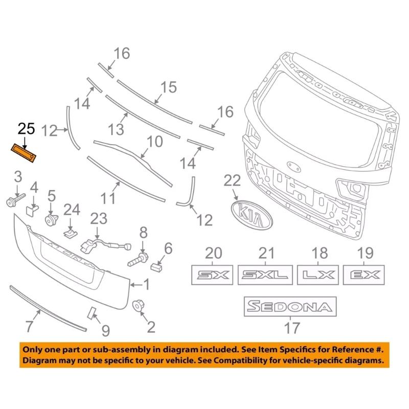 Car Trunk Release Control Switch Rear Hatches Unlock Button Back Door Opening Switch Part Number 81260A4000 81260-A4000