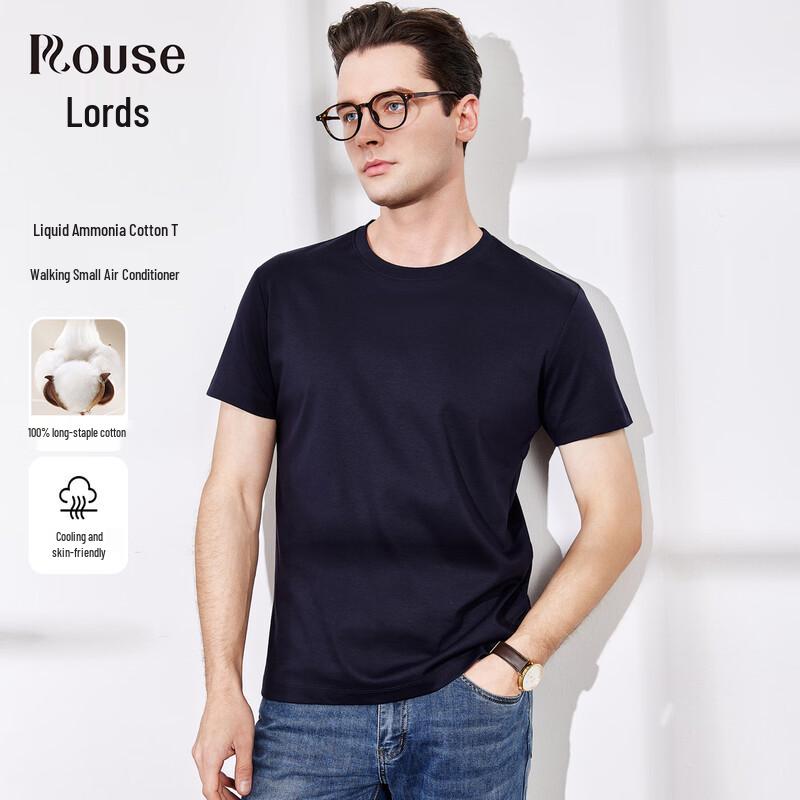 

Men s Long-Staple Cotton Round Neck T-Shirt XL
