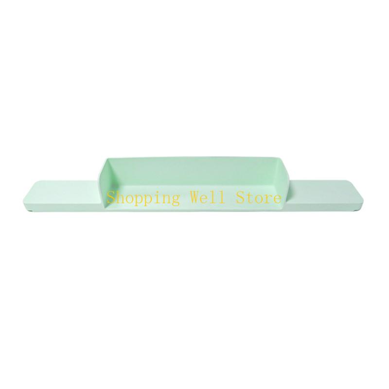 

KX4B Child Friendly Bathtub Guard Splashing Prevention Silicone Bath Accessory зелений