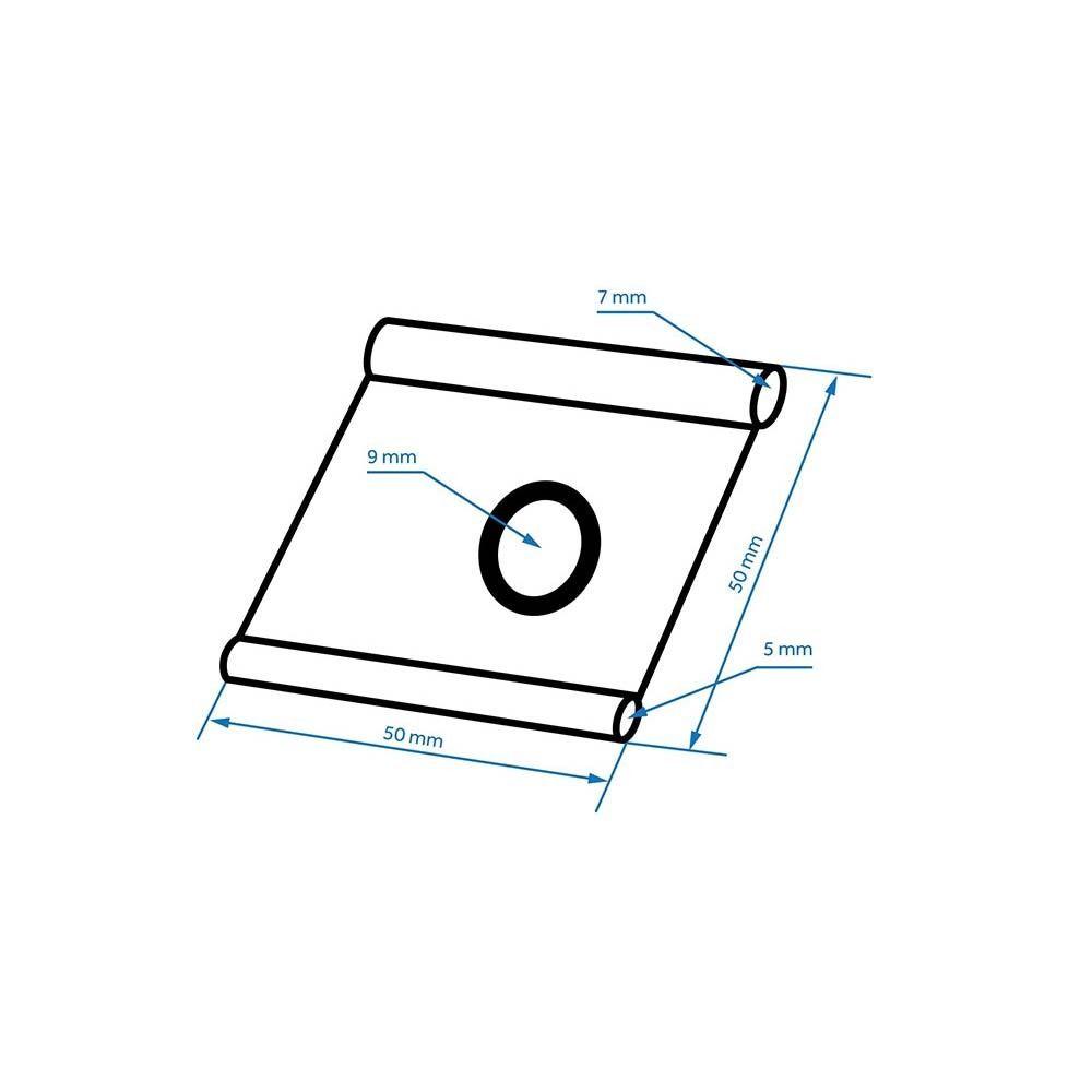 8pcs With Holes RV Tent Hangers Caravan Sunshade Hook Clips Durable Camping Awning Hooks