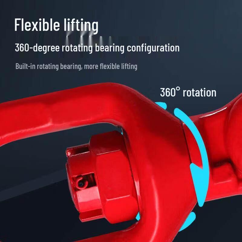 Jundingying 12.5 Ton Eye Self-Locking Swivel Lifting Hook