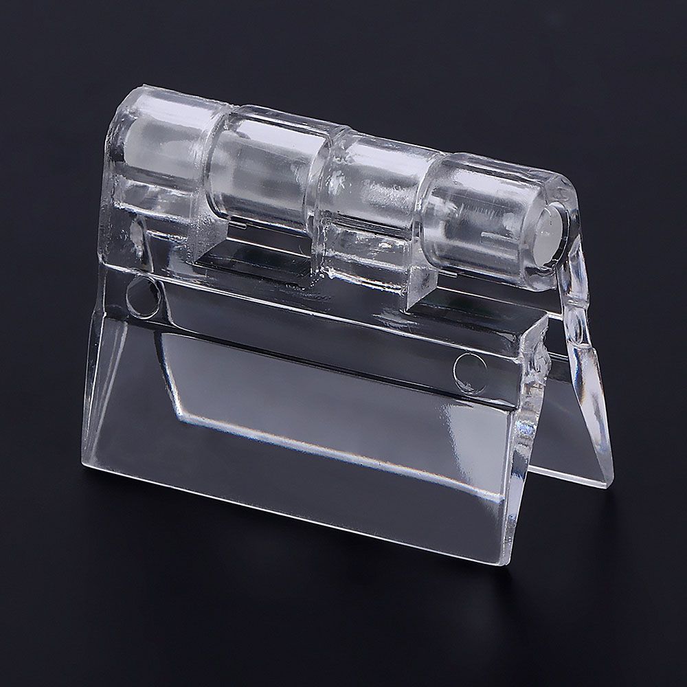 10Pcs Durable Clear Furniture Acrylic Plastic Furniture Hinge Hinge Tools