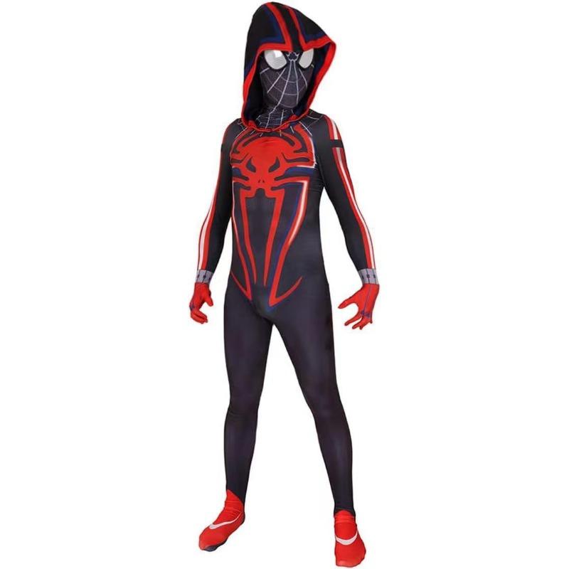 Halloween Spider-Man Bodysuit Kids Costume Miles Onesie Adult Gwen Suit Expedition Dress