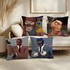 T-Team F-Fortress 2 Cushion Cover Soft Short Plush Pillow Cover Smooth Cozy Texture Aesthetic Cushion Case Home Decor