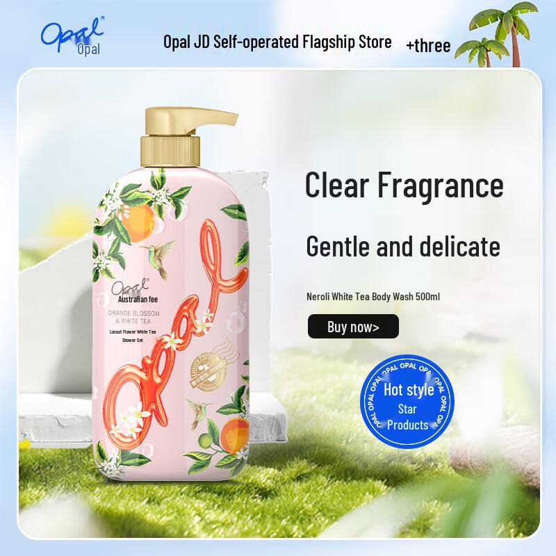 O'PAi Orange Blossom White Tea Scented Body Wash