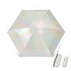 CAGIBEN Mini Folding Umbrella with Hologram Perfect for Sun and UV Unisex Ultra-Lightweight Titanium-Coated Design, Rain, Protection, Portable,