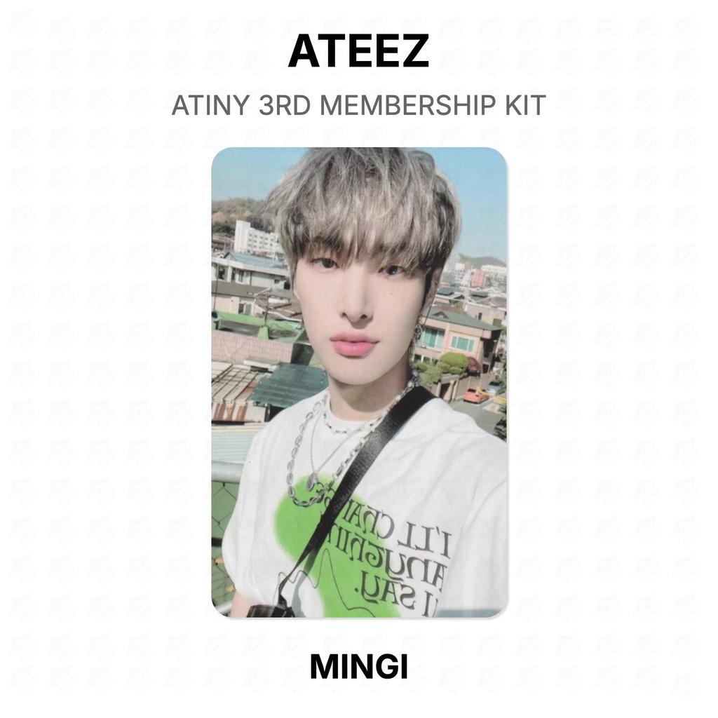 ATEEZ ATINY 3RD MEMBERSHIP KIT Official Photocard