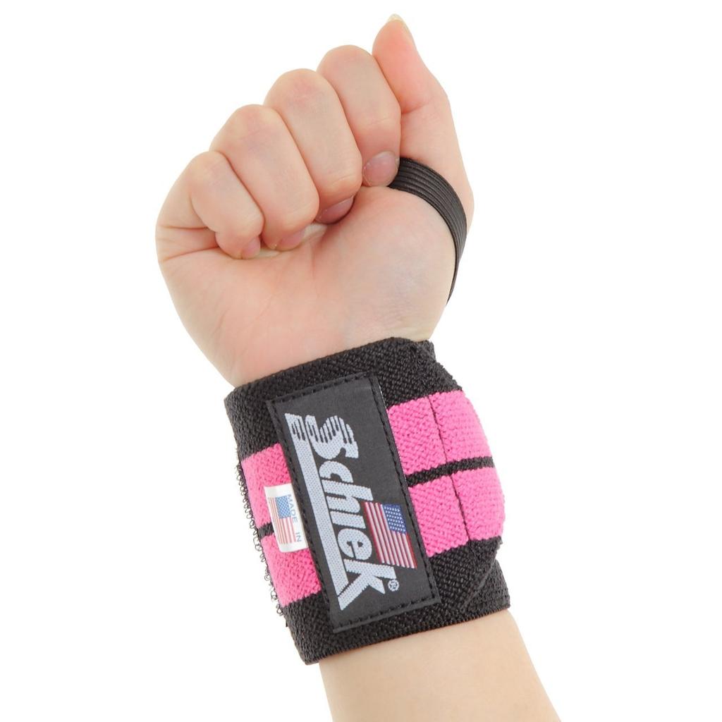 Schiek Sports 1112P 12 in. Pink Womens Wrist Wraps
